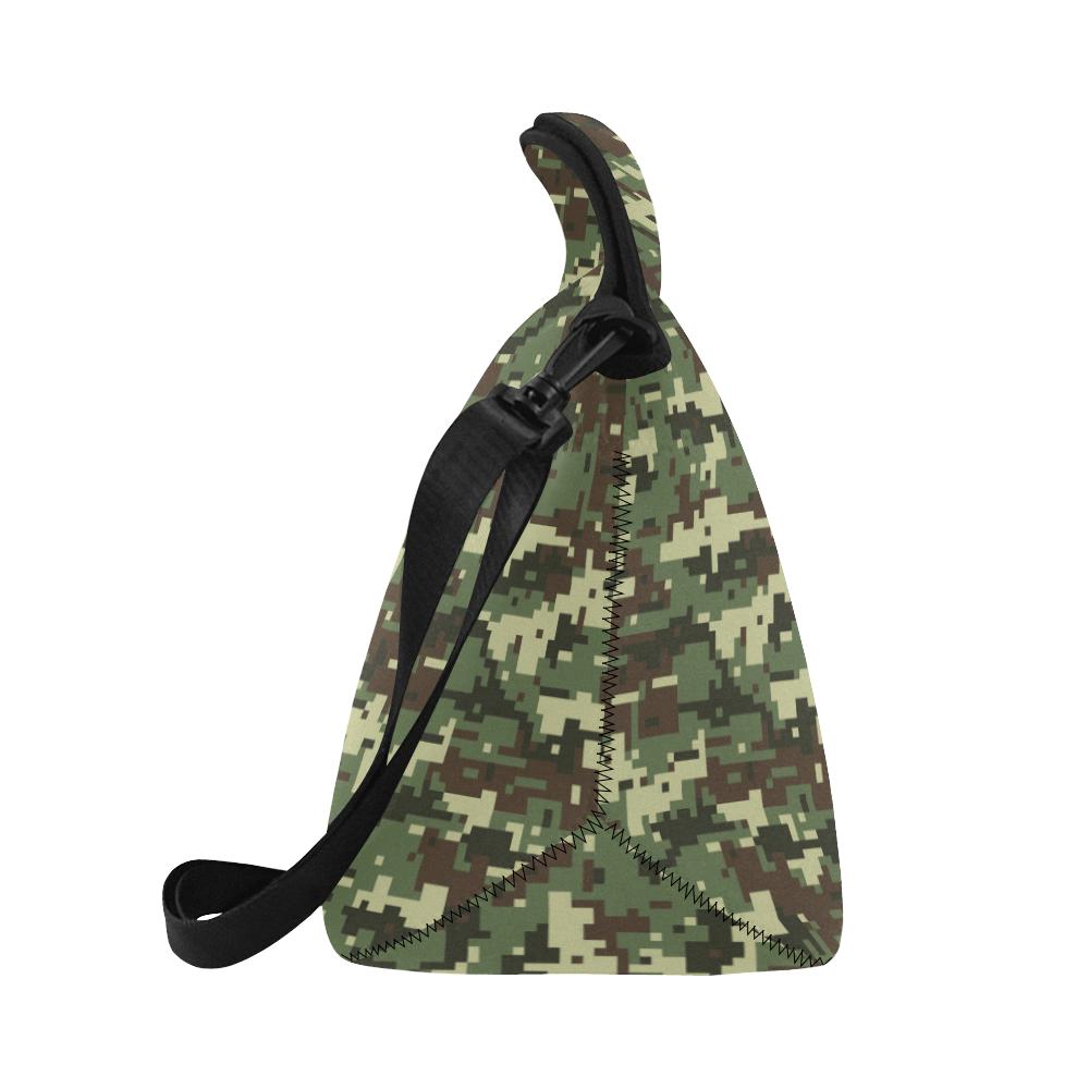 ACU Digital Army Camouflage Neoprene Lunch Bag (Model 1669)(Large)-JTAMIGO.COM
