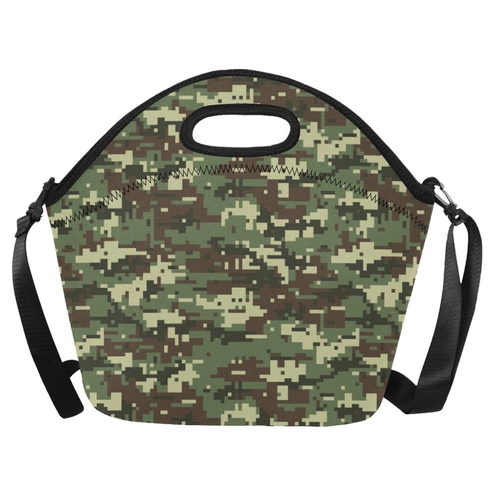 ACU Digital Army Camouflage Neoprene Lunch Bag (Model 1669)(Large)-JTAMIGO.COM