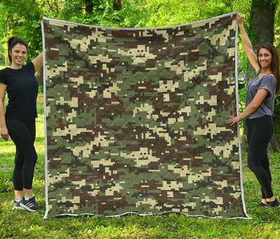 ACU Digital Army Camouflage Premium Quilt-JTAMIGO.COM