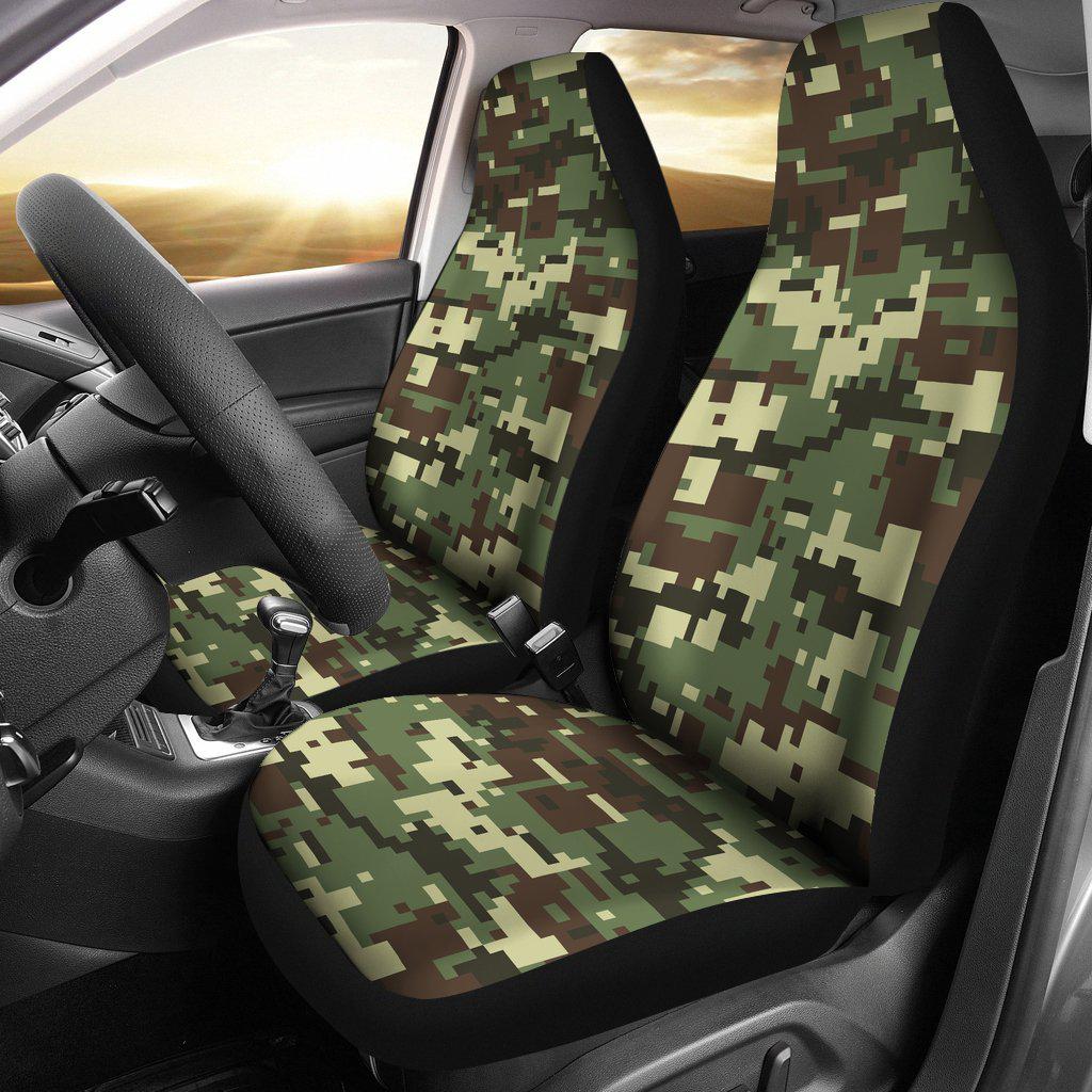 ACU Digital Army Camouflage Universal Fit Car Seat Covers