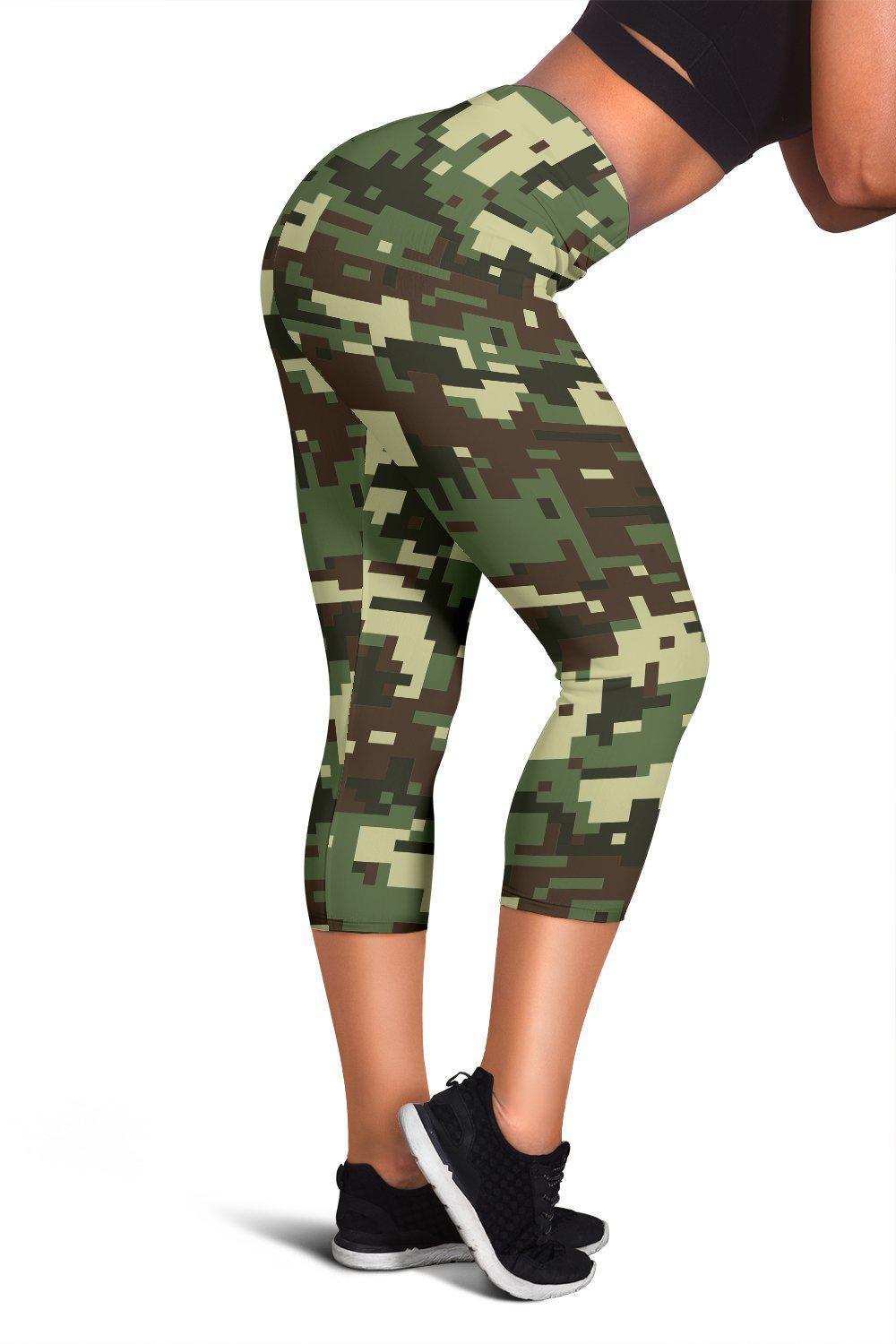 ACU Digital Army Camouflage Women Capris