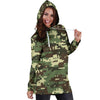 ACU Digital Army Camouflage Women Hoodie Dress