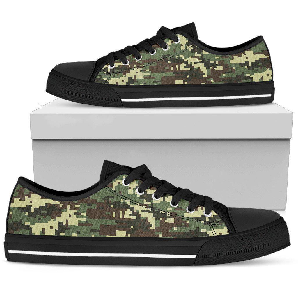 ACU Digital Army Camouflage Women Low Top Shoes