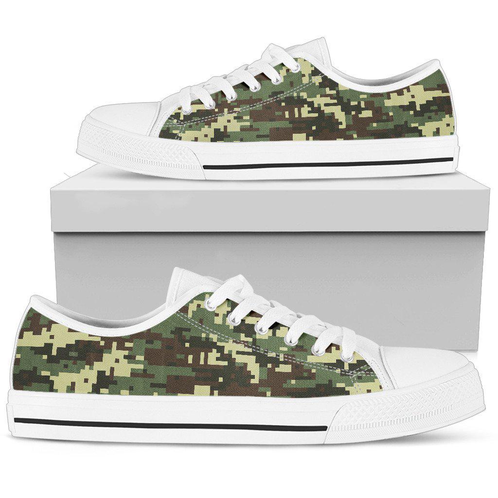 ACU Digital Army Camouflage Women Low Top Shoes