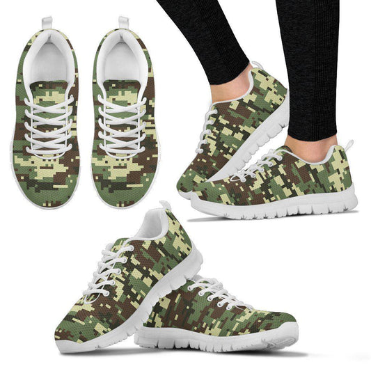 ACU Digital Army Camouflage Women Sneakers Shoes