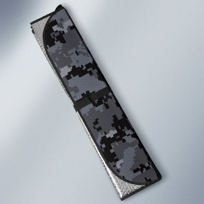 ACU Digital Black Camouflage Car Sun Shade For Windshield