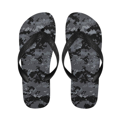 ACU Digital Black Camouflage Flip Flops-JTAMIGO.COM