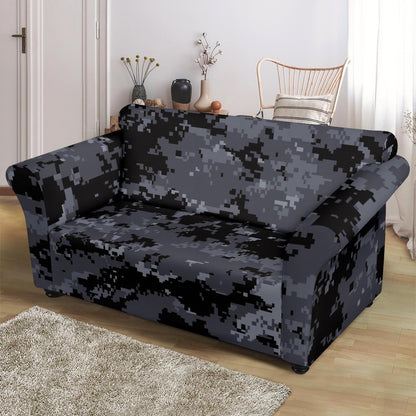 ACU Digital Black Camouflage Loveseat Slipcover-JTAMIGO.COM