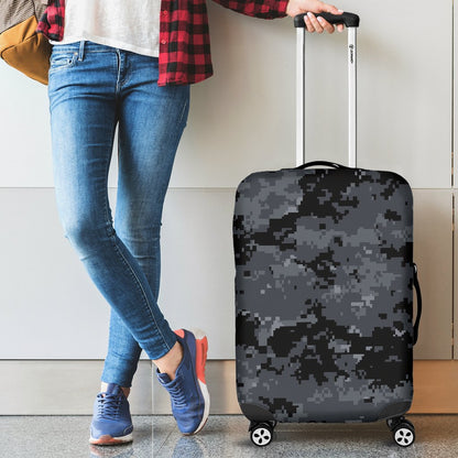 ACU Digital Black Camouflage Luggage Cover Protector