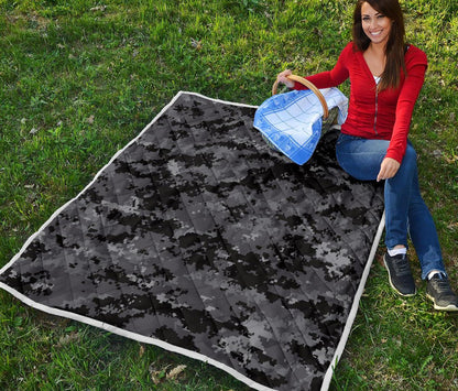 ACU Digital Black Camouflage Premium Quilt-JTAMIGO.COM