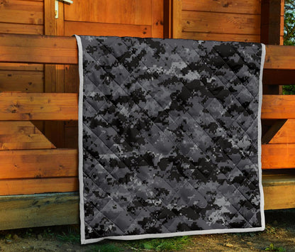 ACU Digital Black Camouflage Premium Quilt-JTAMIGO.COM
