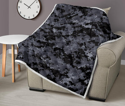 ACU Digital Black Camouflage Premium Quilt-JTAMIGO.COM