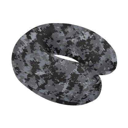ACU Digital Black Camouflage U-Shaped Travel Neck Pillow-JTAMIGO.COM