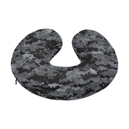 ACU Digital Black Camouflage U-Shaped Travel Neck Pillow-JTAMIGO.COM