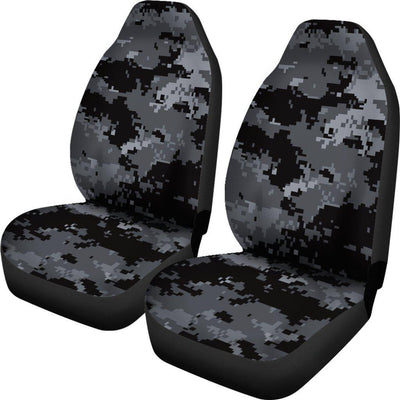 ACU Digital Black Camouflage Universal Fit Car Seat Covers