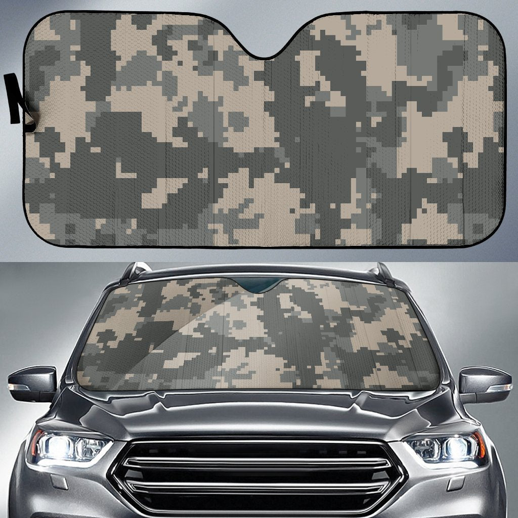 ACU Digital Camouflage Car Sun Shade For Windshield