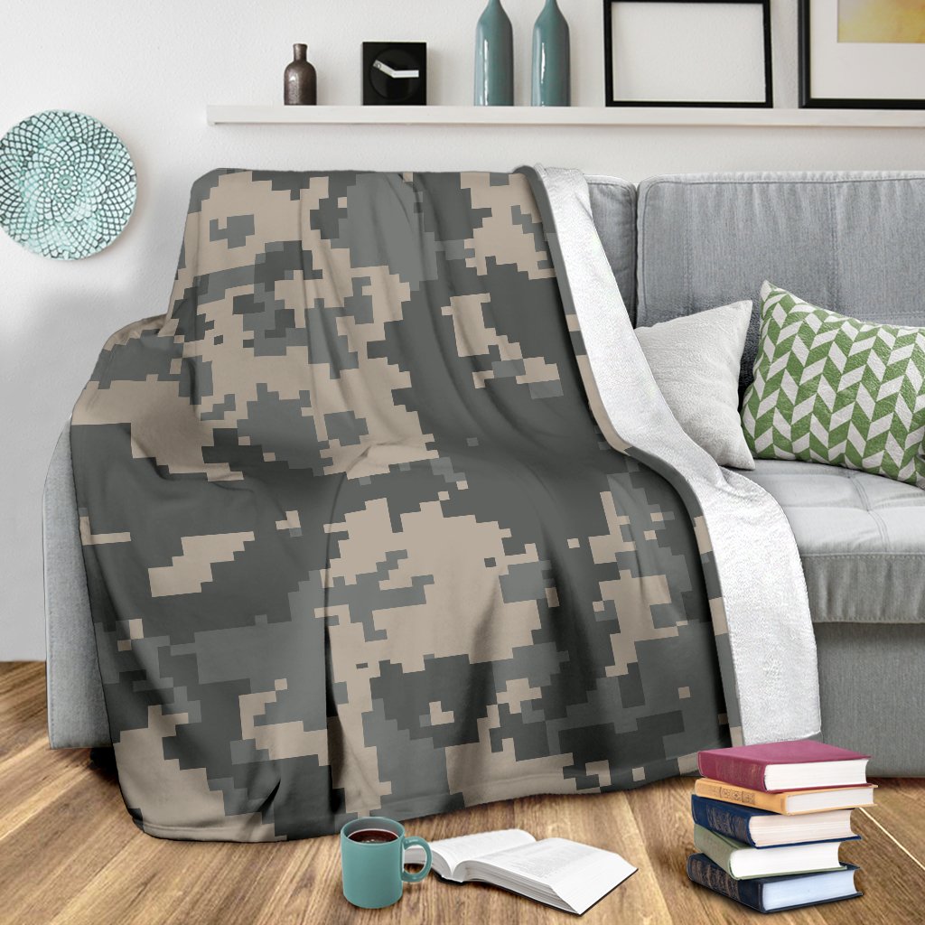 ACU Digital Camouflage Fleece Blanket
