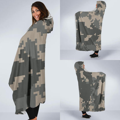 ACU Digital Camouflage Hooded Blanket-JTAMIGO.COM