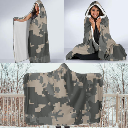 ACU Digital Camouflage Hooded Blanket-JTAMIGO.COM