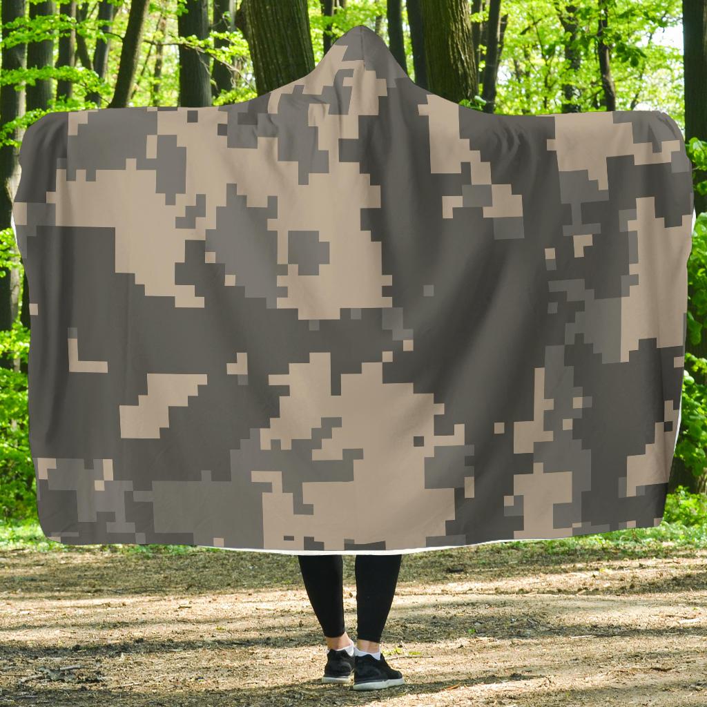 ACU Digital Camouflage Hooded Blanket-JTAMIGO.COM