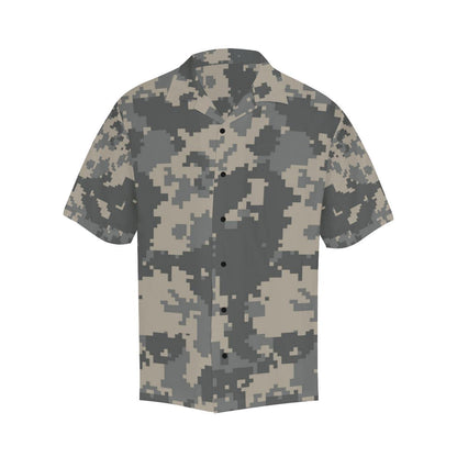ACU Digital Camouflage Men Aloha Hawaiian Shirt