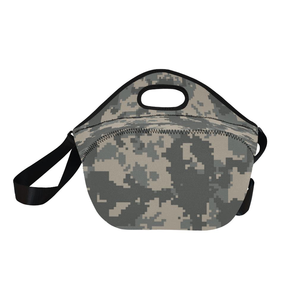 ACU Digital Camouflage Neoprene Lunch Bag (Model 1669)(Large)-JTAMIGO.COM