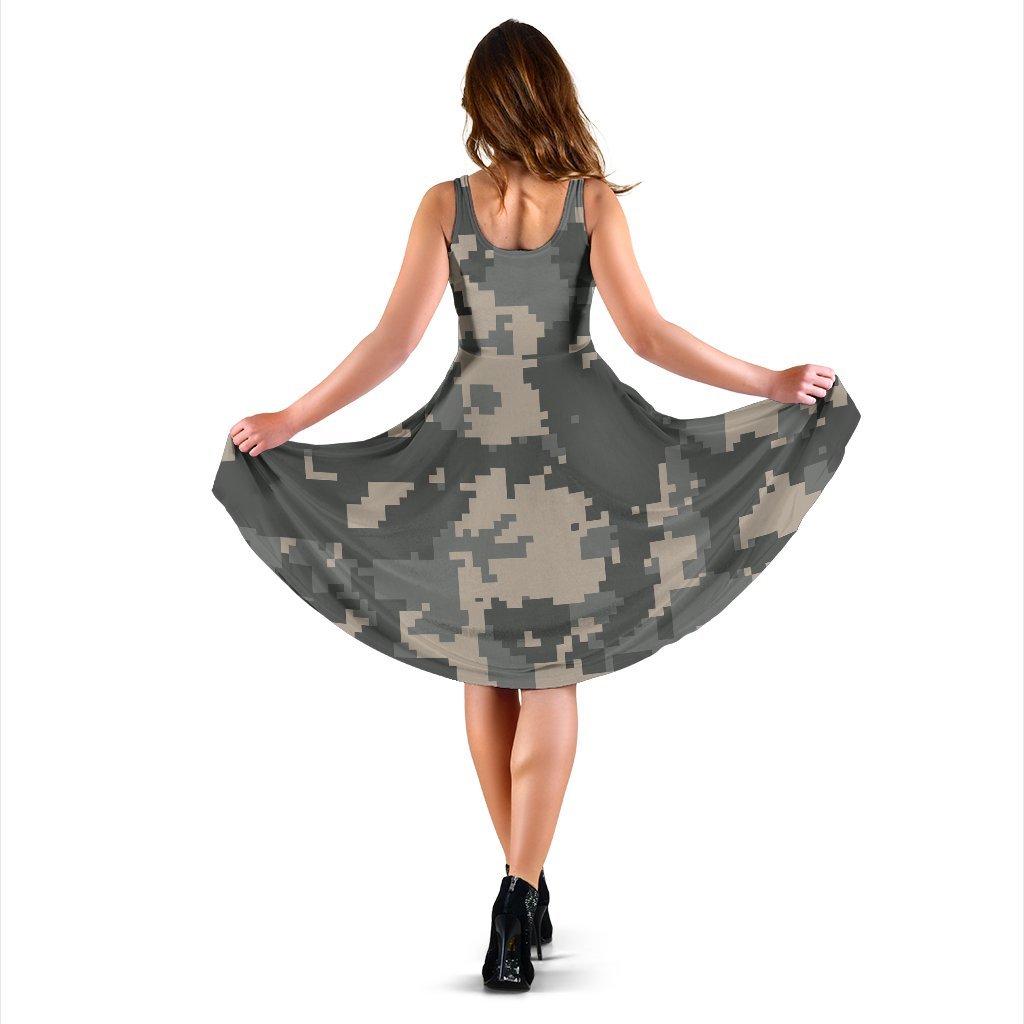 ACU Digital Camouflage Sleeveless Dress