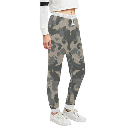 ACU Digital Camouflage Unisex Casual Sweatpants (Model L11)-JTAMIGO.COM