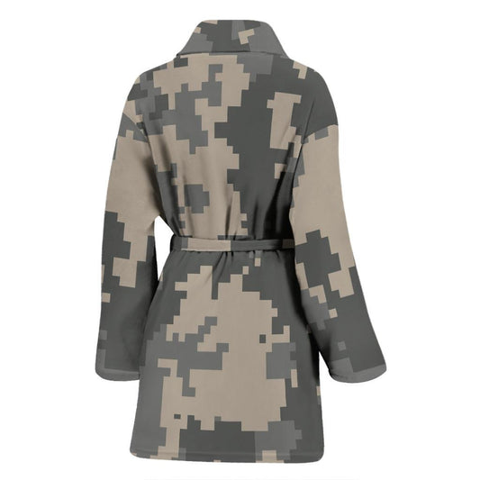 ACU Digital Camouflage Women Bath Robe-JTAMIGO.COM