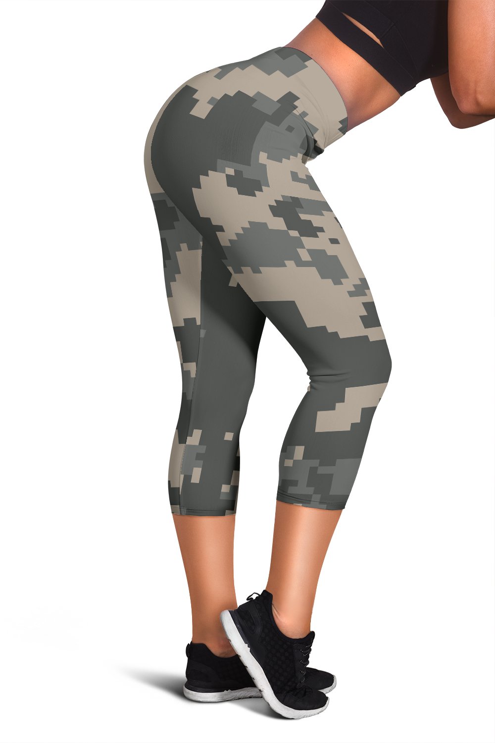 ACU Digital Camouflage Women Capris