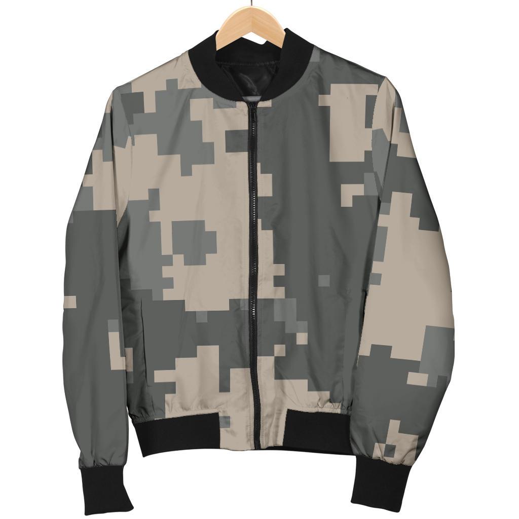 ACU Digital Camouflage Women Casual Bomber Jacket