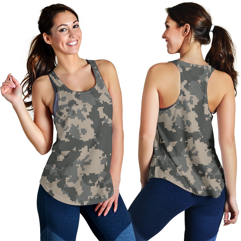 ACU Digital Camouflage Women Racerback Tank Top