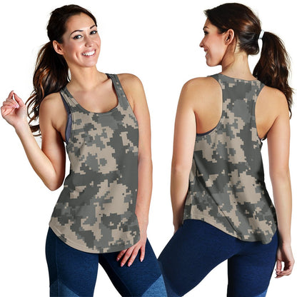ACU Digital Camouflage Women Racerback Tank Top