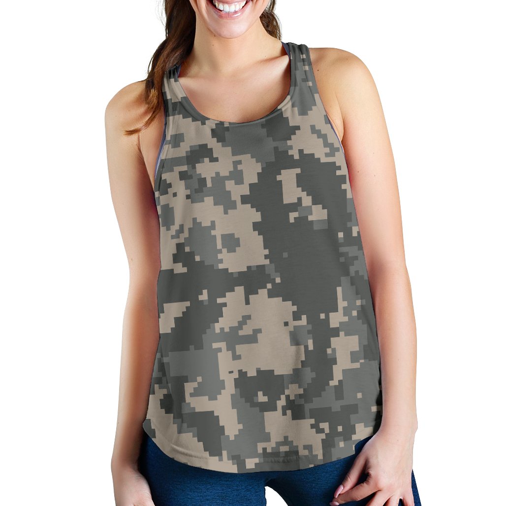 ACU Digital Camouflage Women Racerback Tank Top