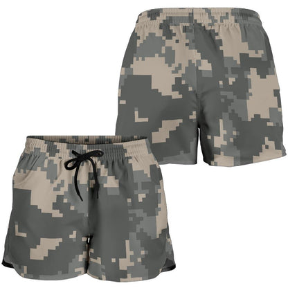ACU Digital Camouflage Women Shorts-JTAMIGO.COM