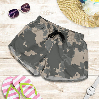 ACU Digital Camouflage Women Shorts-JTAMIGO.COM