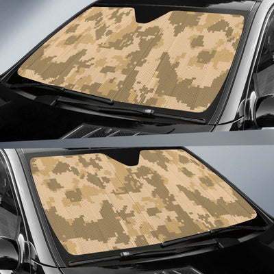 ACU Digital Desert Camouflage Car Sun Shade For Windshield
