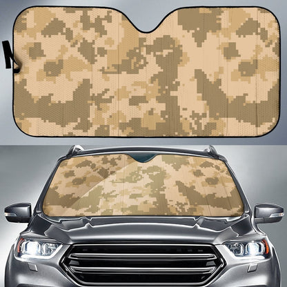 ACU Digital Desert Camouflage Car Sun Shade For Windshield