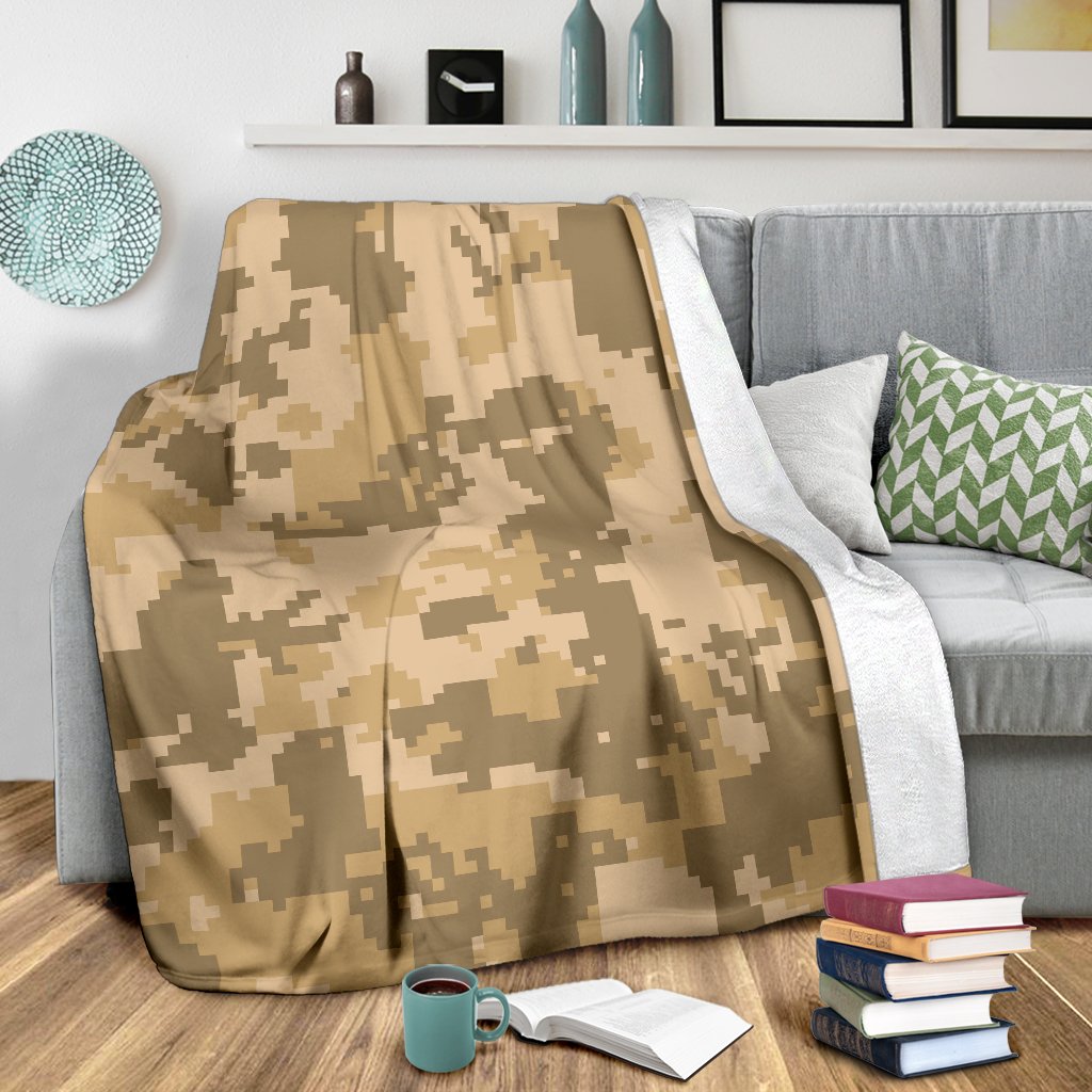 ACU Digital Desert Camouflage Fleece Blanket