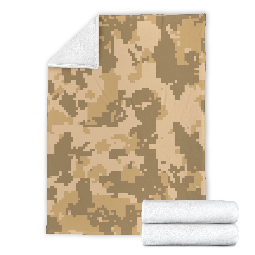 ACU Digital Desert Camouflage Fleece Blanket