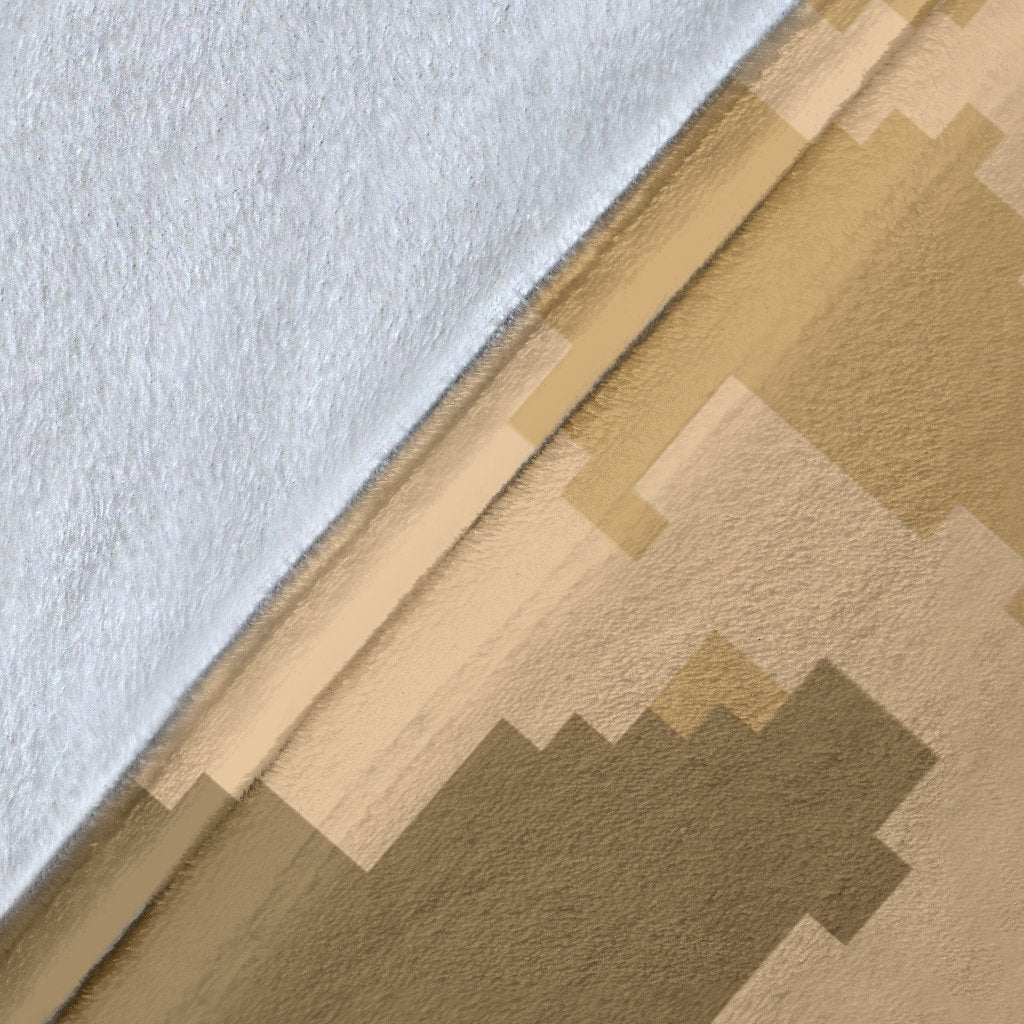 ACU Digital Desert Camouflage Fleece Blanket