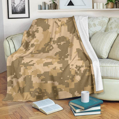 ACU Digital Desert Camouflage Fleece Blanket