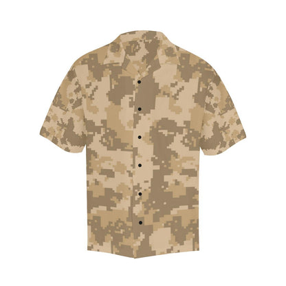 ACU Digital Desert Camouflage Men Aloha Hawaiian Shirt
