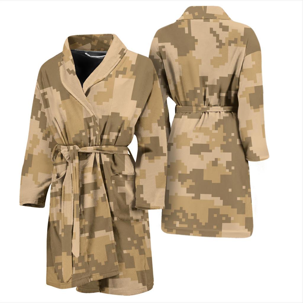 ACU Digital Desert Camouflage Men Bath Robe-JTAMIGO.COM