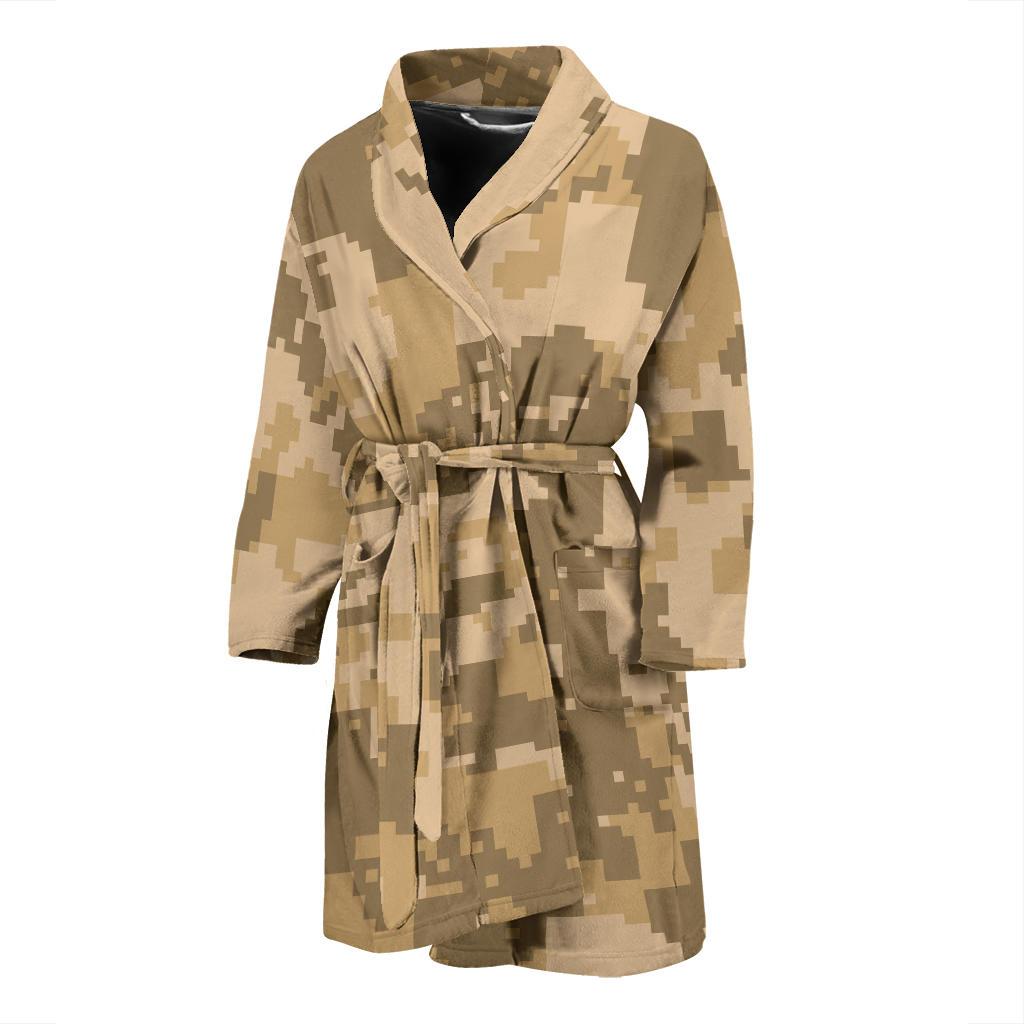 ACU Digital Desert Camouflage Men Bath Robe-JTAMIGO.COM