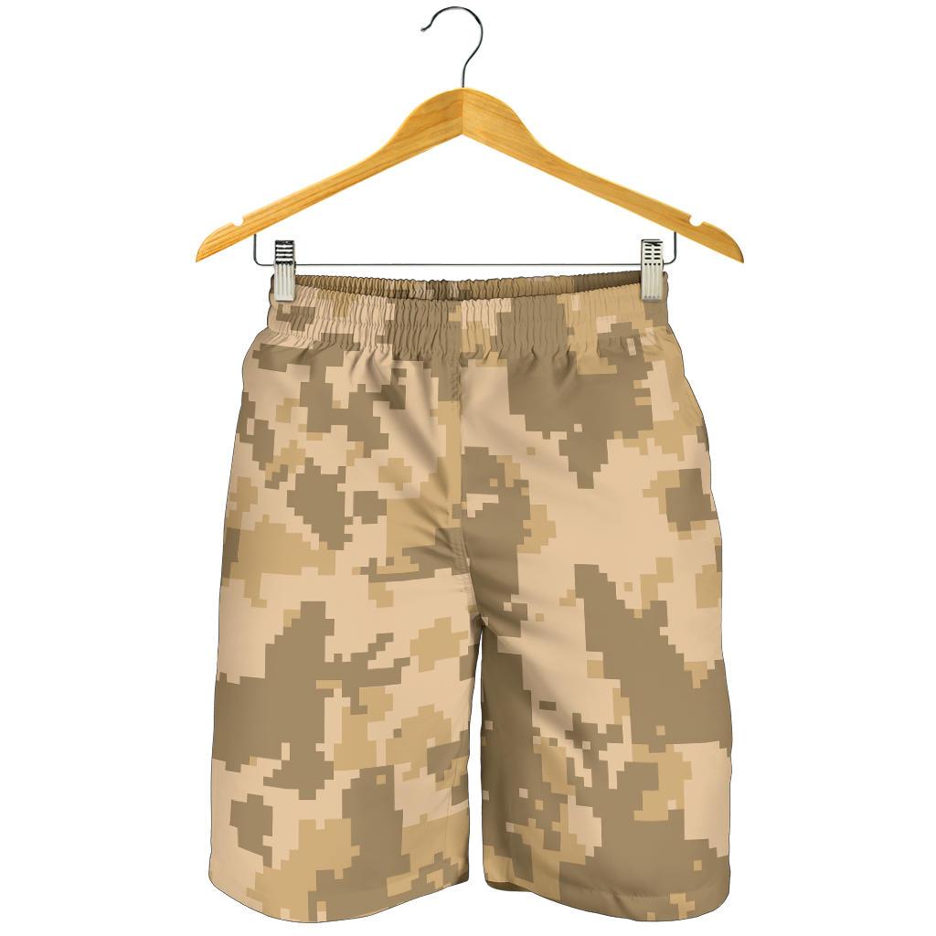 ACU Digital Desert Camouflage Mens Shorts-JTAMIGO.COM