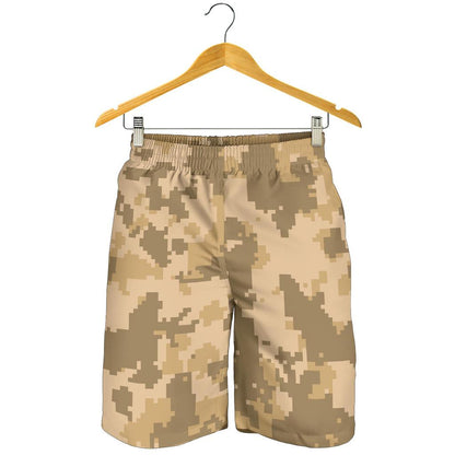 ACU Digital Desert Camouflage Mens Shorts-JTAMIGO.COM