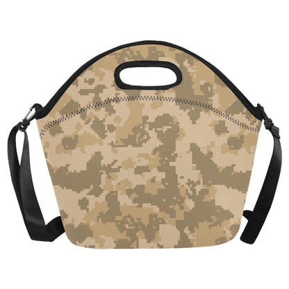 ACU Digital Desert Camouflage Neoprene Lunch Bag (Model 1669)(Large)-JTAMIGO.COM