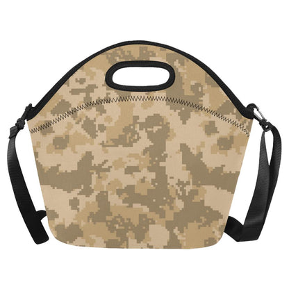 ACU Digital Desert Camouflage Neoprene Lunch Bag (Model 1669)(Large)-JTAMIGO.COM