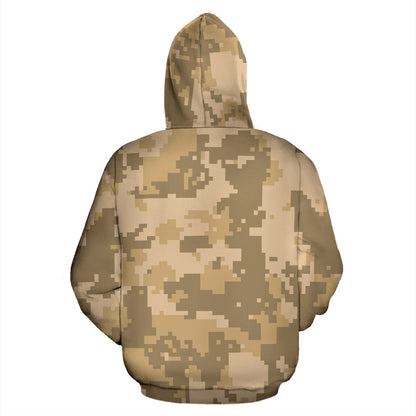 ACU Digital Desert Camouflage Pullover Hoodie